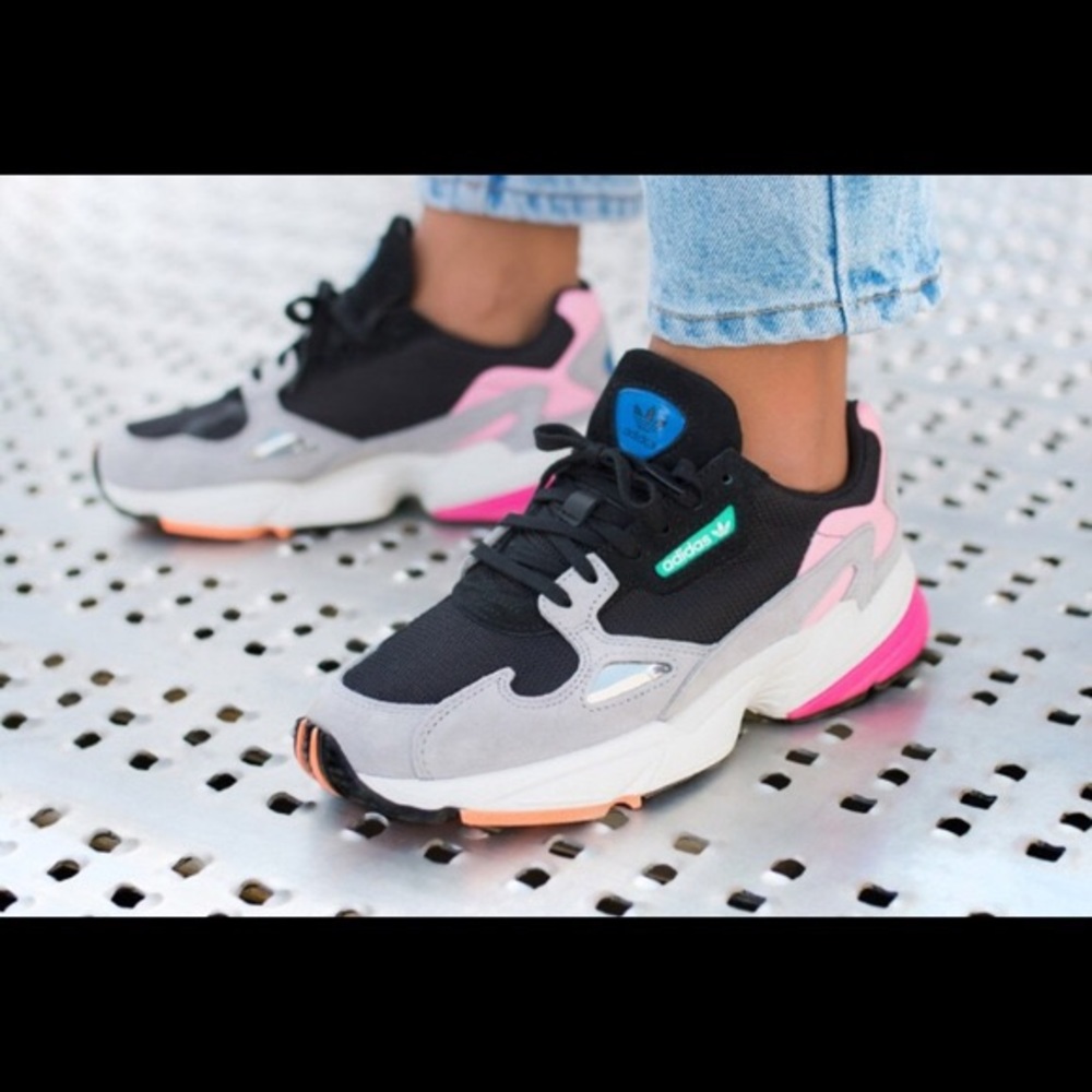Adidas Falcon 6 sold out NIB fits like 7 pink gray